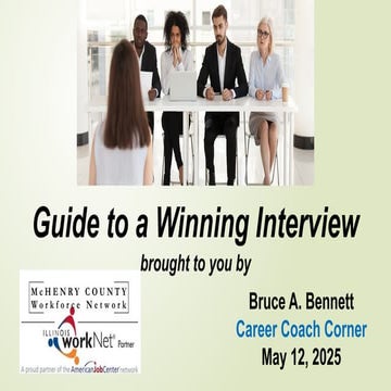 The Guide to a Winning Interview May 2025