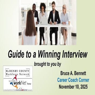 The Guide to a Winning Interview Nov. 2025