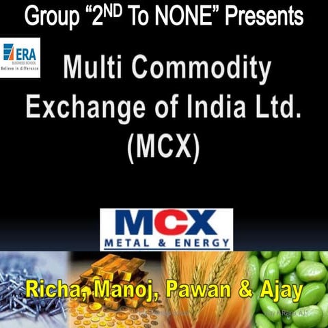 MCX - what happened?
