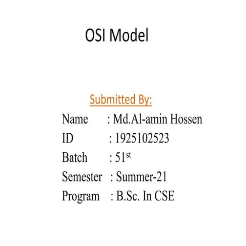 OSI Model