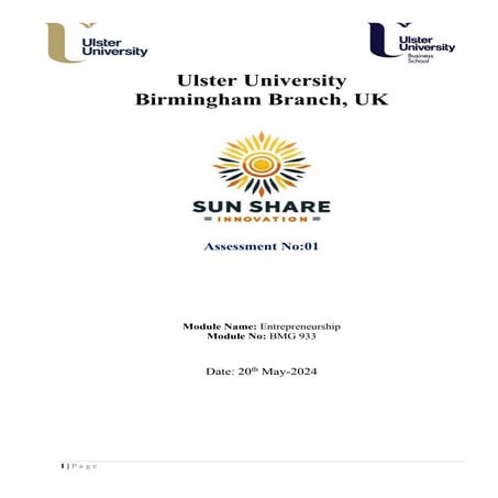 The Report on Renewable Energy of Sun Share Innovation