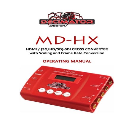Decimator MD-HX hardware-manual_fv1.3