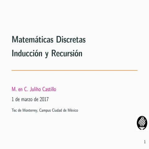 Inducción y Recursión