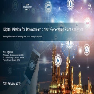 Digitalization strategy for downstream oil refineries