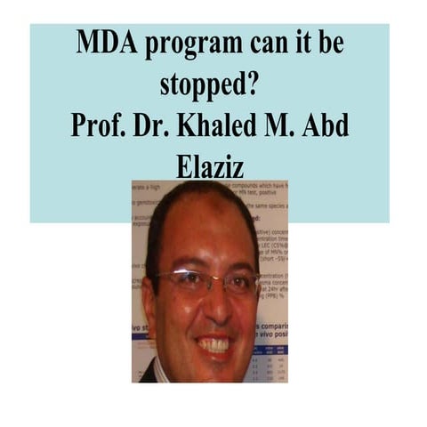 MDA can it be stopped 