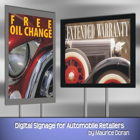 Digital Signage for Auto Retailers