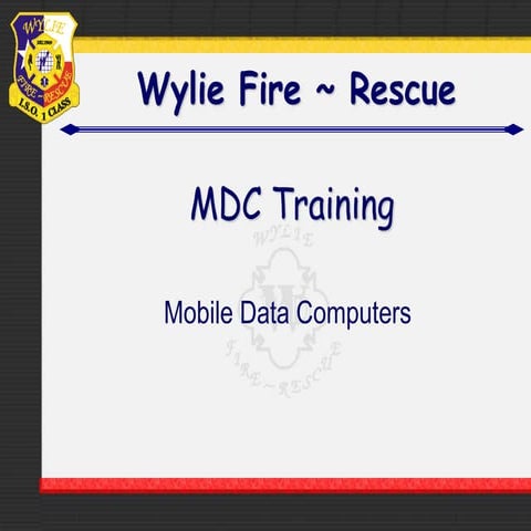 Mdc training