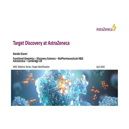 MDC Connects: Target discovery at AstraZeneca