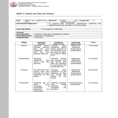 Mdd 3 matriz de plan de clase