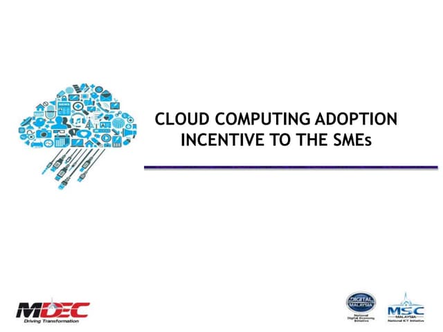 MDEC CLOUD SME ADOPTION PROGRAM
