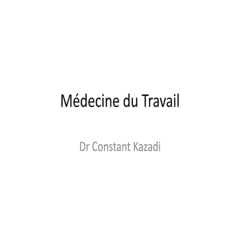 Médecine du Travail.pptx
