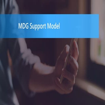 Master Data Governance SAP support model | PPTX
