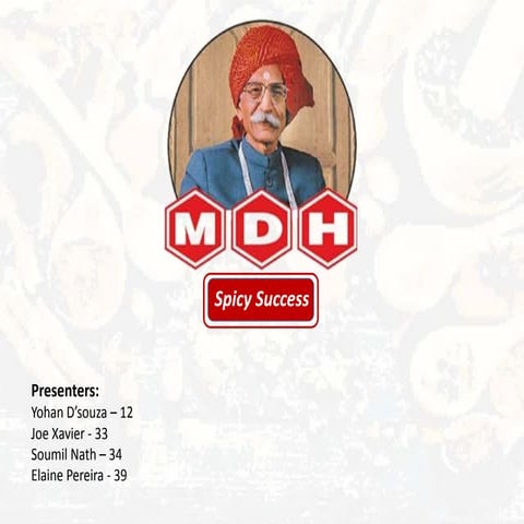 MDH Masala: Spicy Success (Brand Management)