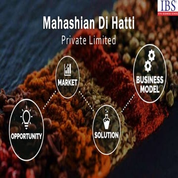 Marketing ppt on MDH Pvt. Ltd.