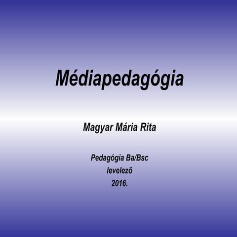 Médiapedagógia