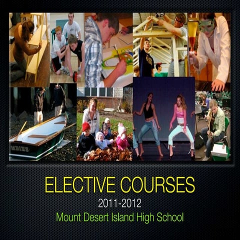MDIHS Electives 2011-2012