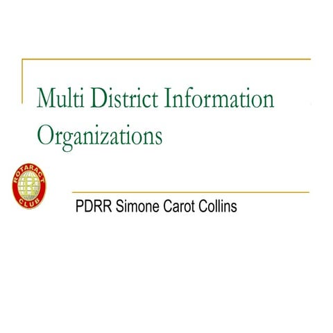 Multi District Information Organizations