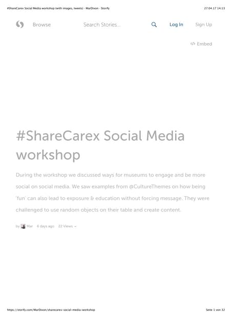 Work Shop Content, Mar Dixon #2