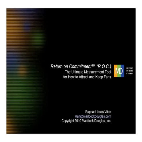 Sports Fan Insights & Innovation