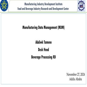 Manufacturing Data Management (MDM.)pptx