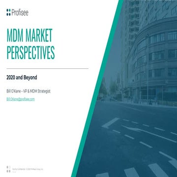 State of Master Data Management, 2020