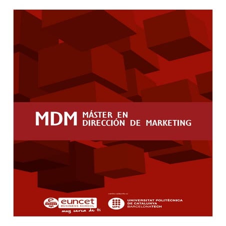 Máster en Dirección de Marketing (MDM) 15/16 UPC - Terrassa