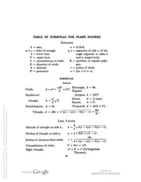 Geometry formula sheet | PDF