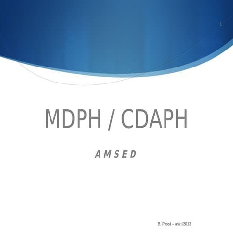 Présentation Mdph/Cdaph | PDF