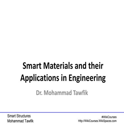 Introduction to Smart Materials