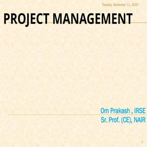 MDP  Project management MDP.pptx project management