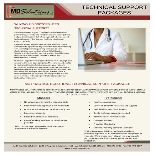 MDPS Techincal Support