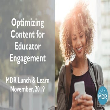 Optimizing Content for Educator Engagement