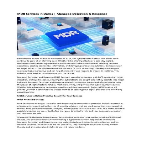 Understanding Managed Detection and Response (MDR): ProArch's Approach ...