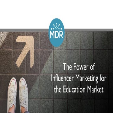 The Power of Influencer Marketing for the Education Market