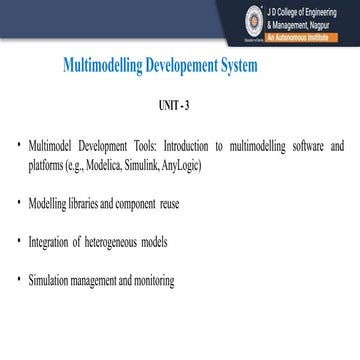 Comprehensive Guide to Multimodel Development Systems and Tools | PPTX