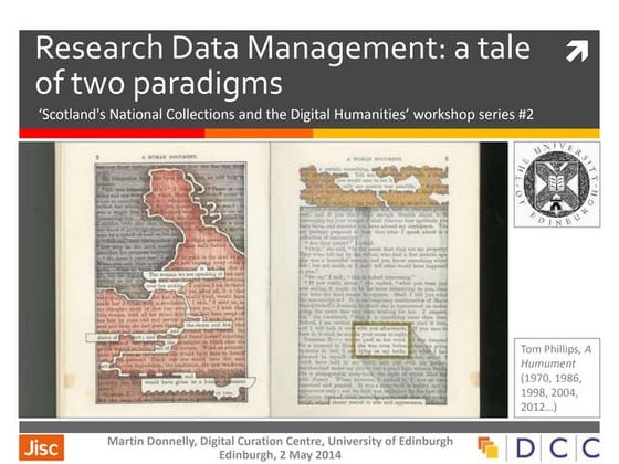 Research data management: a tale of two paradigms: 