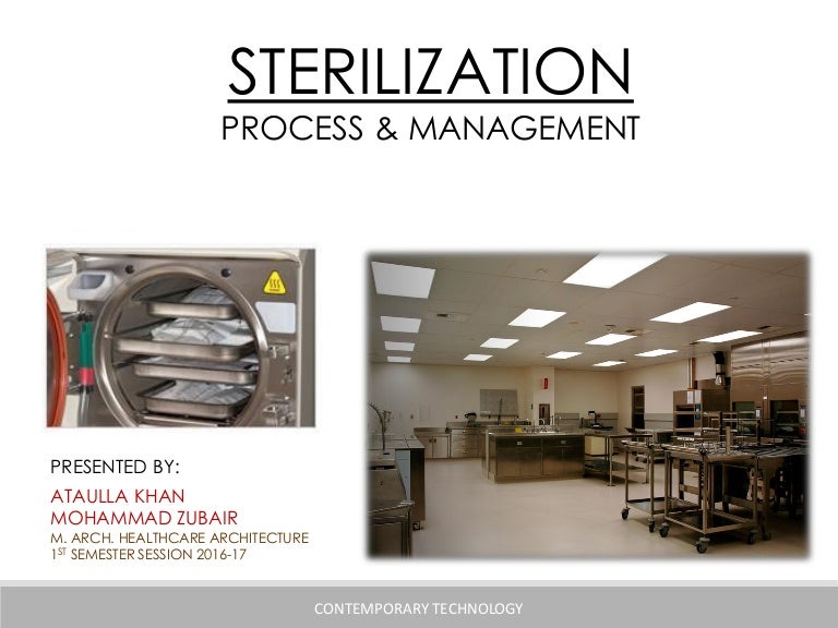 STERILIZATION PROCESS & MANAGEMENT