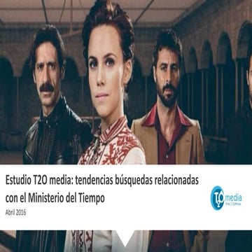 Ministerio del Tiempo: tendencias de búsqueda Google Trends 2016