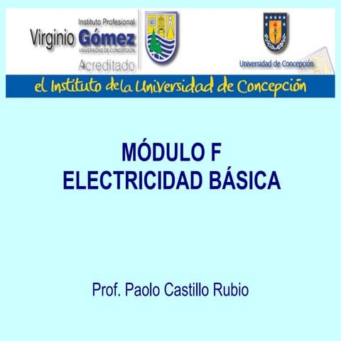 Módulo F de Electricidad Básica