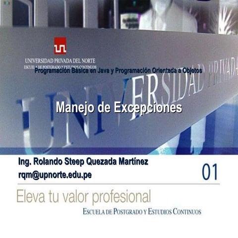 Manejo De Excepciones