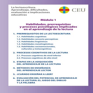 Módulo 1  habilidades, prerrequisit...