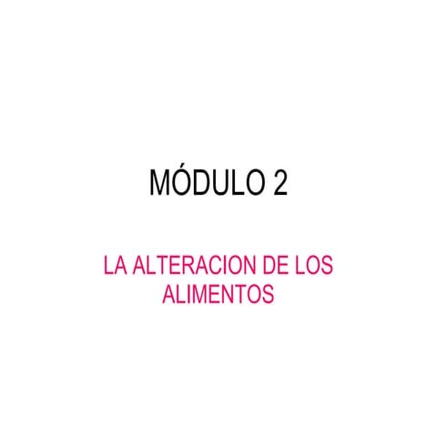 Principales Causas De Deterioro De Los Alimentos | PPT