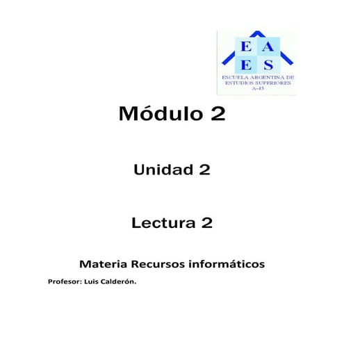 Módulo 2 | DOCX