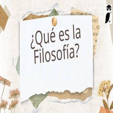 Filosofía y filosofar | PPT