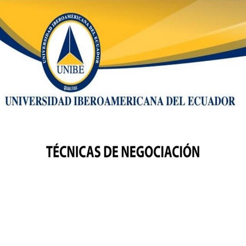 Módulo 2 técnicas de negociación