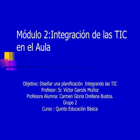 MóDulo 2 Tic En El Aula