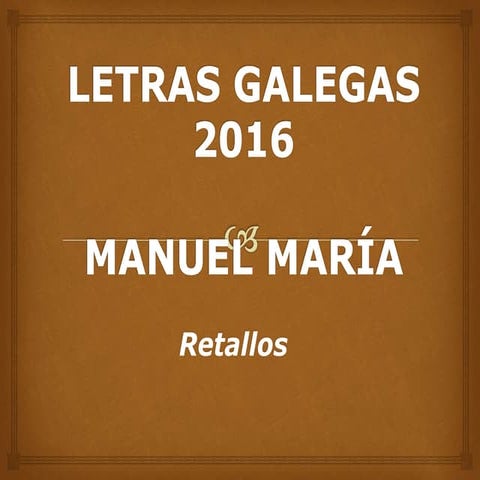 LETRAS GALEGAS 2016