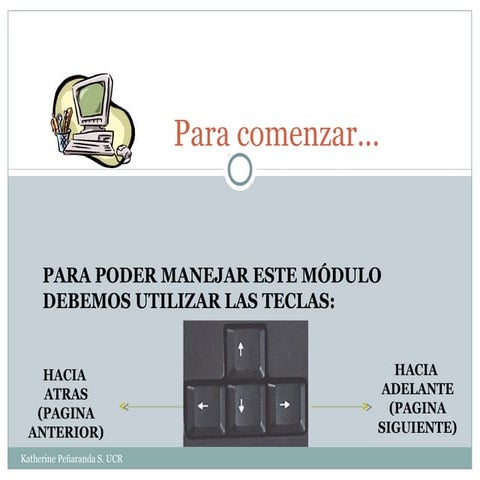 3º Módulo: El mouse. Cómo apagar la computadora