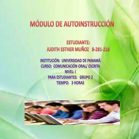 Módulo de autoinstrucción