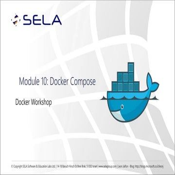 Módulo de docker compose para ensino e aprendizagem do yml para docker